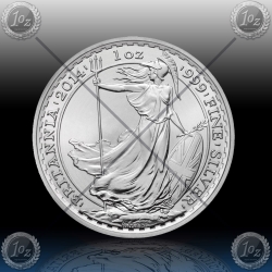 1oz V. BRITANIJA 2 Pounds 2014